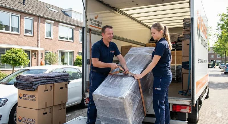 Verhuizers laden verhuiswagen - vergelijk prijzen voor verhuizen